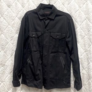 Dr Martens Black Denim Button Down